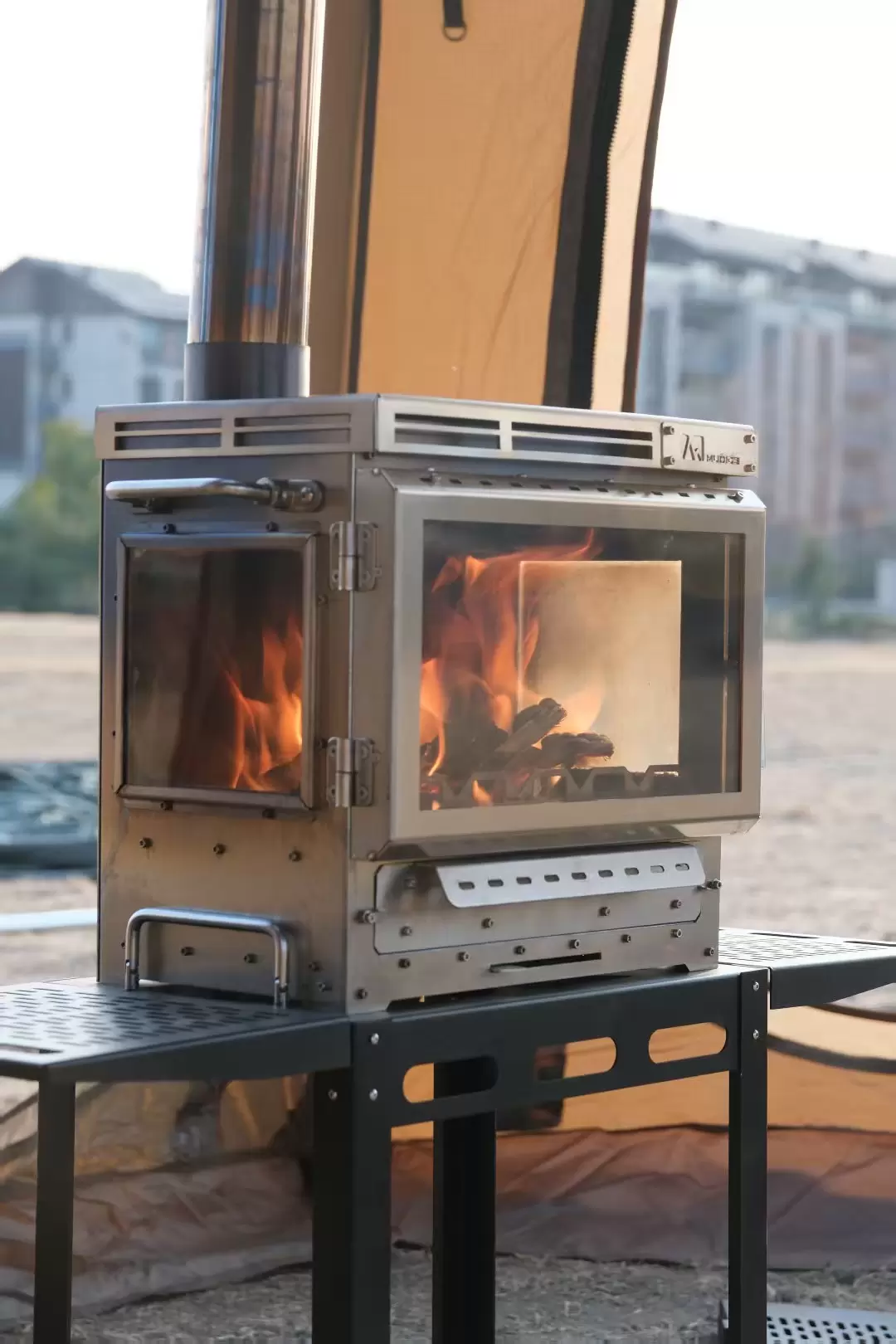 Çok sahneli adaptif statik yanma çadır fırını