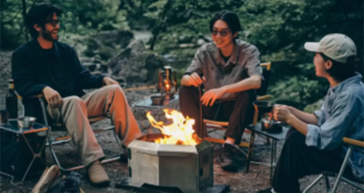 Japon minimalist piroteknik çukuru, açık hava yaşamının estetiğini yeniden şekillendiriyor