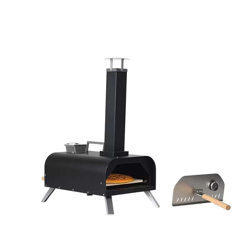 A&ccedil;ık Taşınabilir D&ouml;kme Demir Pizza Fırını