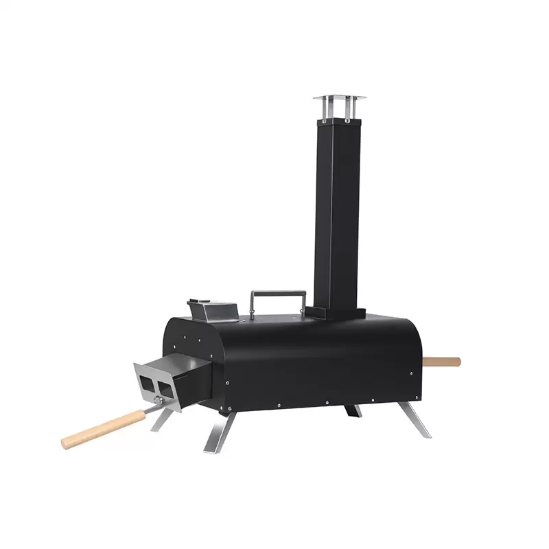 A&ccedil;ık Taşınabilir D&ouml;kme Demir Pizza Fırını