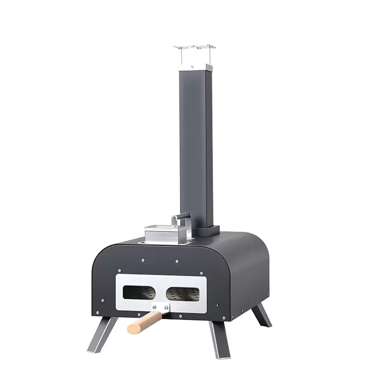 A&ccedil;ık Taşınabilir D&ouml;kme Demir Pizza Fırını