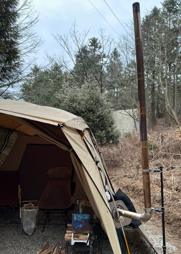 Bir Çadır Sobasına Baca Borusu Nasıl Takılır