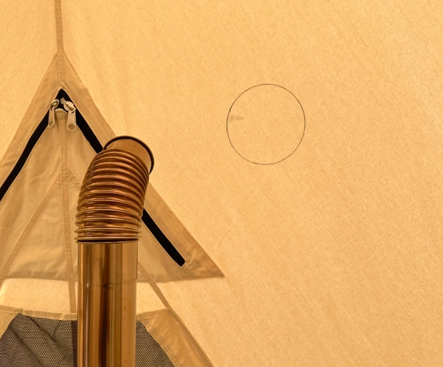 Bir Çadır Sobasına Baca Borusu Nasıl Takılır