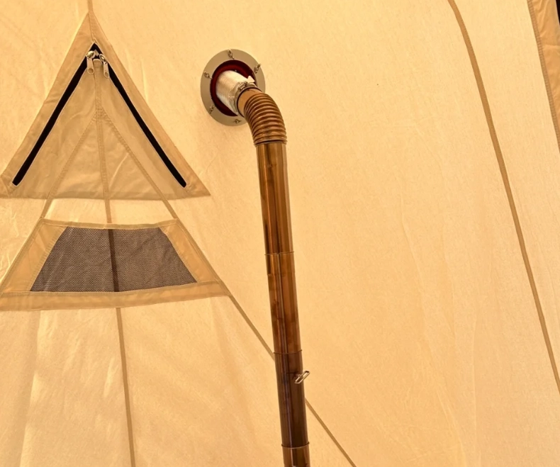 Bir Çadır Sobasına Baca Borusu Nasıl Takılır