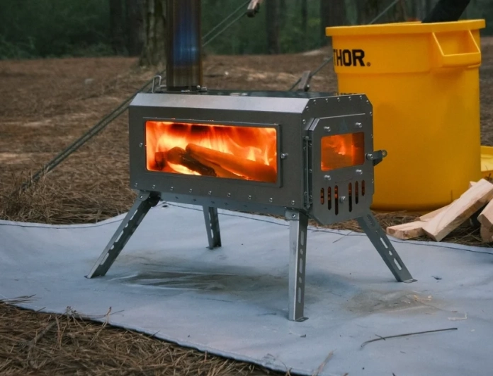 15 lbs'den Az Ağırlıkta Ultra Hafif Katlanabilir Çadır Soba