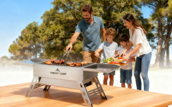 Çin'de En İyi ODM Kamp Izgarası Üreticisi Nasıl Seçilir: Sertifikalı Tasarımlar, Patent Koruması ve INBESTCAMP Tarafından Küresel Depolama