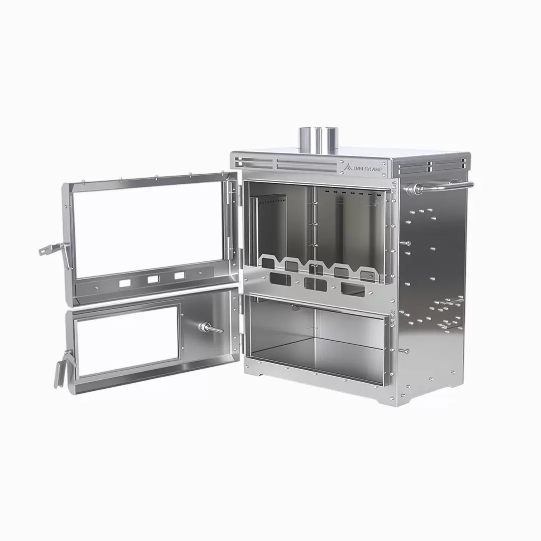 Çok Fonksiyonlu Paslanmaz Çelik Kamp Ocağı