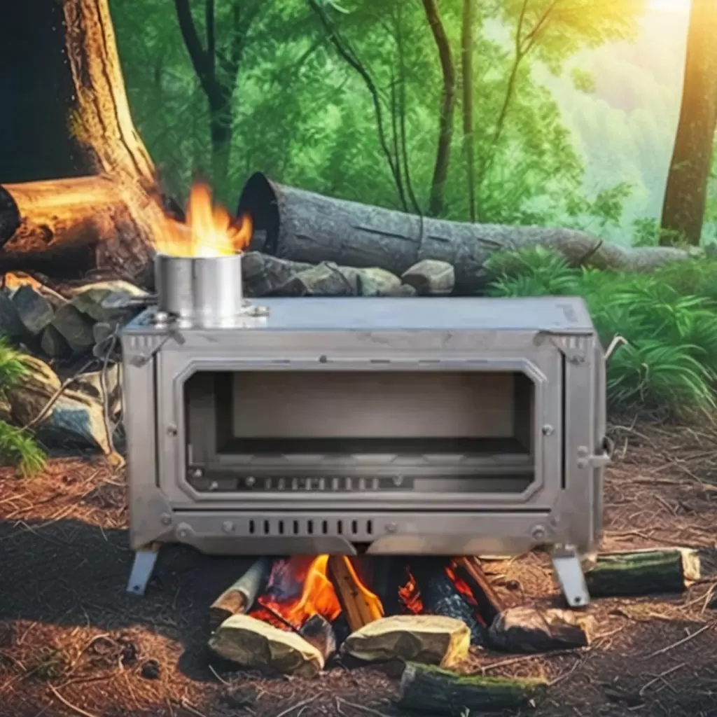 Kış Kampı Pazarı İ&ccedil;in &Ouml;zel Katlanır &Ccedil;adır ve Odun Sobası &Uuml;retimi