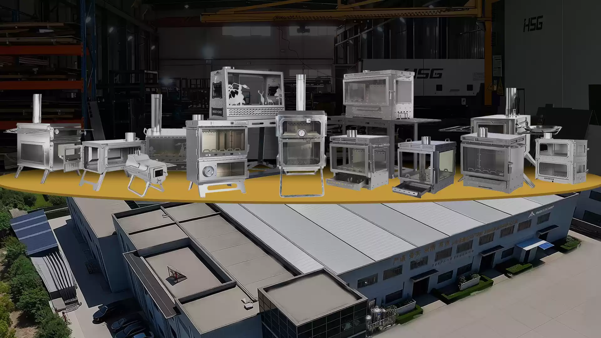 A&ccedil;ık Hava Kamp ve Isıtma Ama&ccedil;lı Odun Yakıtlı Soba &Uuml;reticisi