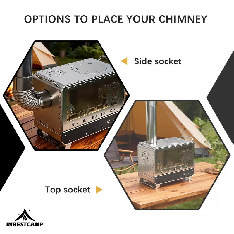 Taşınabilir Kamp Odun Sobası Taşınabilir Kamp Odun Sobası