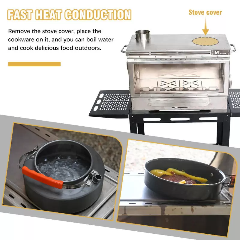 Tek Duraklı ODM/OEM Sıcak Çadır Sobası